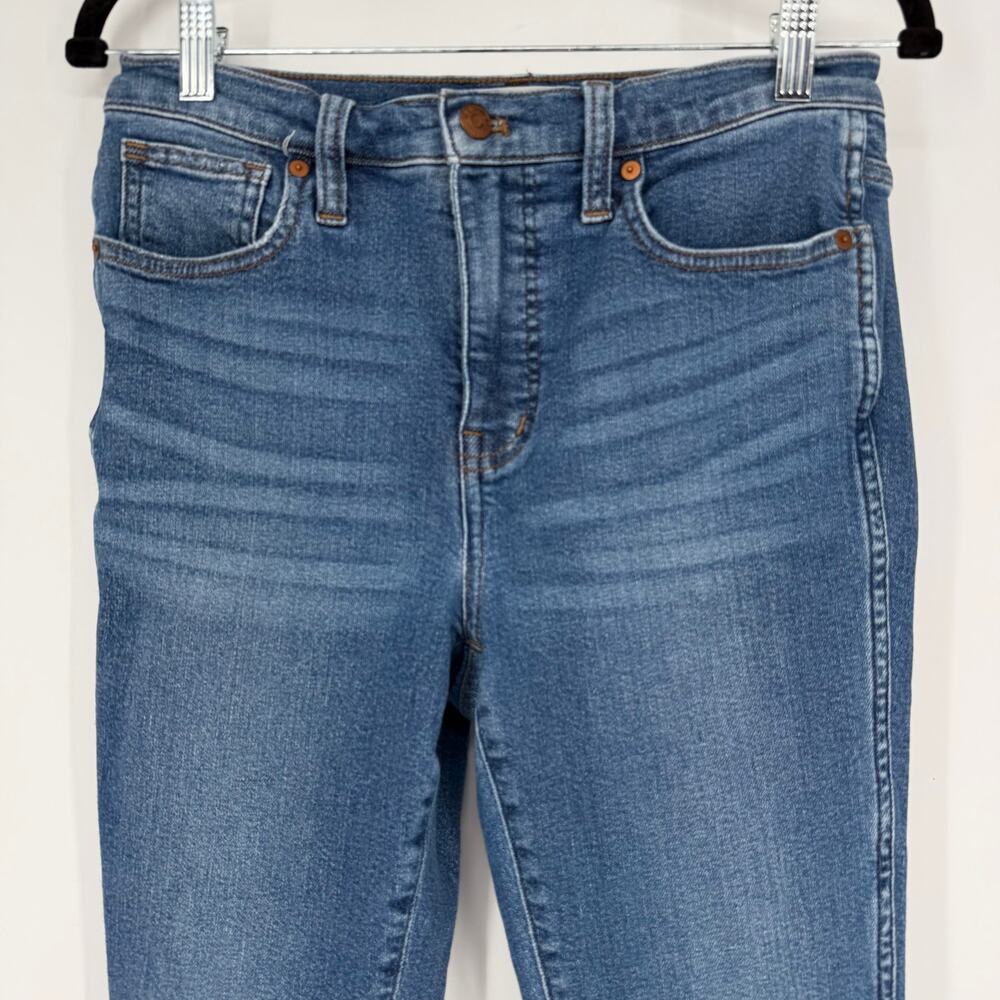 Madewell 10" High Rise Skinny Crop Jeans 27 Bradfield Wash Magic Pockets ND611 - Picture 12 of 12